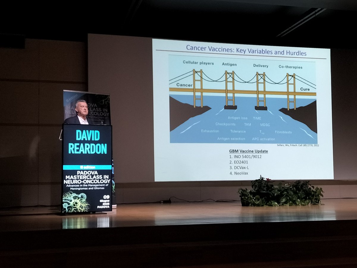 Marta Padovan (@martapdn) on Twitter photo 3 inspiring lectures at the Masterclass in #Neuroncology @ Padova
📍 Longitudinal sampling: a new frontier in GBM treatment – <a href="/EAChiocca/">E. Antonio Chiocca, MD, PhD, FAANS</a>
📍 Overcoming, bypassing & disrupting the BBB – Ahmed Idbahi
📍 A bridge over troubled waters: making vaccines work in GBM – David Reardon 3 inspiring lectures at the Masterclass in #Neuroncology @ Padova
📍 Longitudinal sampling: a new frontier in GBM treatment – <a href="/EAChiocca/">E. Antonio Chiocca, MD, PhD, FAANS</a>
📍 Overcoming, bypassing & disrupting the BBB – Ahmed Idbahi
📍 A bridge over troubled waters: making vaccines work in GBM – David Reardon