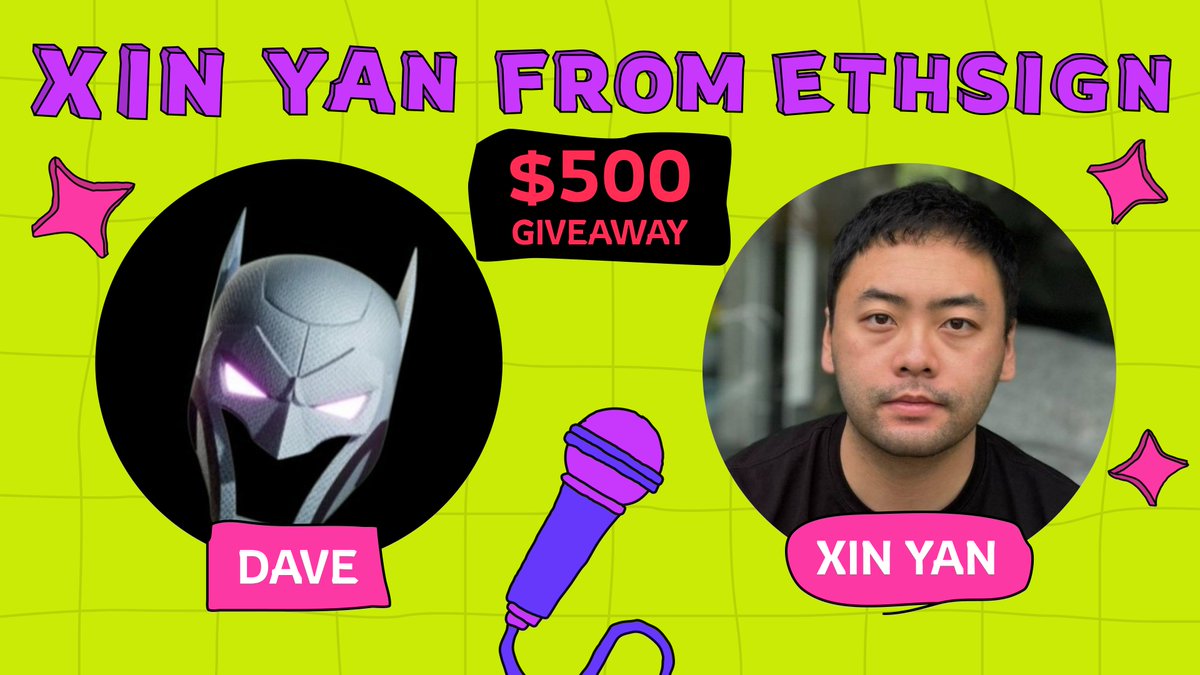 WagmiHub's tweet image. 😎 Exclusive Interview with @ethsign&apos;s Xin Yan (@realyanxin) is Just Around the Corner

We know what you’re thinking: “Didn’t this already happen?”

Nope. Just alpha so strong, it needed a second take.

🎙 Alpha Leak LIVE Ep.2
⏰ June 11 | 3AM UTC
📍 Join: x.com/i/broadcasts/1……