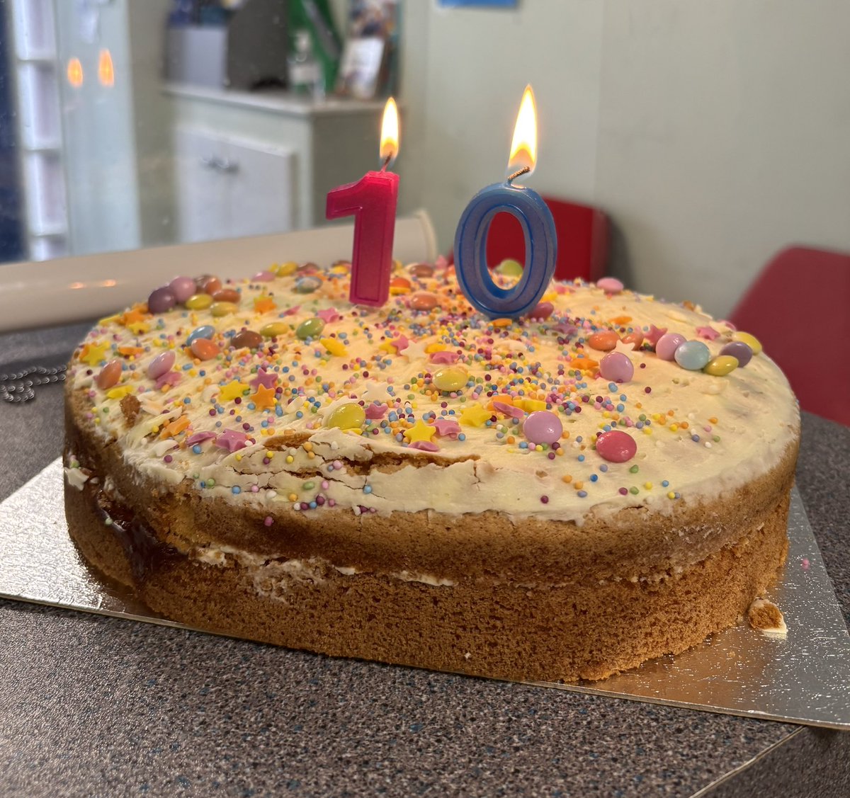 Today marks 10 years since our Office Manager Gail joined Granton Information Centre as Receptionist. Congratulations Gail (no better excuse for cake!) 🍰 🎉
