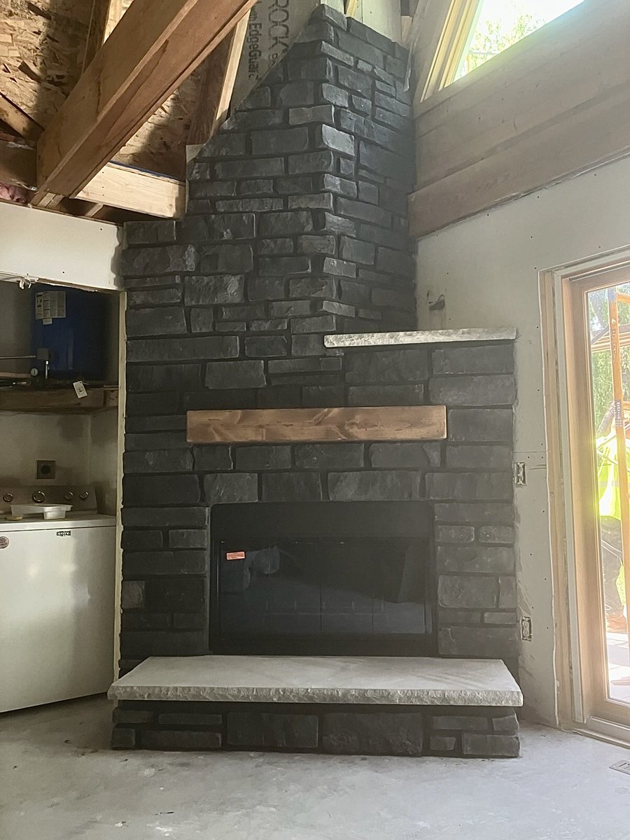 2ndgenchimney's tweet photo. Looking to add a wood-burning fireplace into your home? Take a look at this Ventis Forever Fireplace we just installed for a customer!🔥 https://t.co/1mttIxSXSj