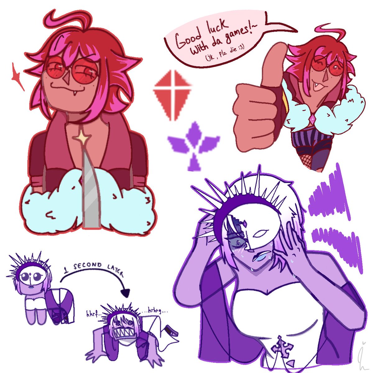 easyypeazyy's tweet image. ~ ♥️ ♦️ ♣️ ♠️ ~
Rotom Siblings 

Oh and dear ol' father's there as well
.
#Solitude #DAGames #Dagames #McLarenRotom #GlitzyRotom #HeatherRotom #BolvadeerRotom #MaddenRotom #RotomSiblings 
.
(P.S. This whole thing took me 2 weeks lmao)