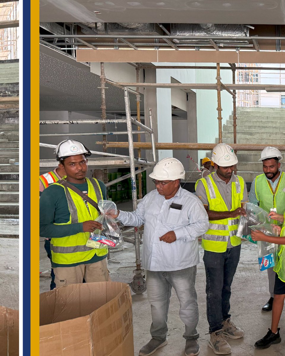 ArcadiaSch's tweet image. The Head Boy and Head Girl, along with the APA Chair, recently visited Arcadia Global School's secondary site to distribute care packages donated by ABS, JVT staff, parents, and students to the hardworking laborers.
#CarePackages #APA #JVTStaff #UAE #Dubai #Education #ABS