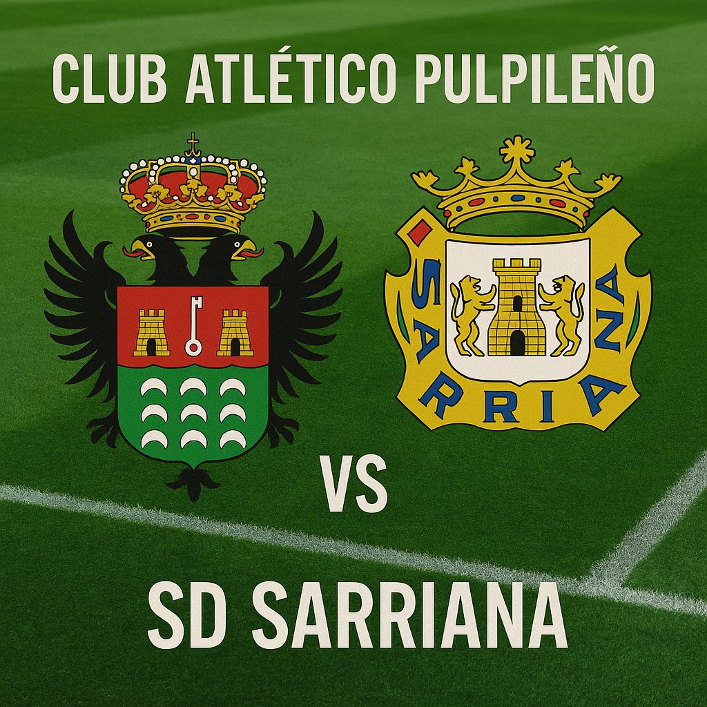 🏆 FINAL NACIONAL | ASCENSO A 2ª RFEF
Atl. Pulpileño  Vs SD Sarriana 
Todo se decide. Un sueño, un objetivo.

🔥 ¡Con Gonzalo a muerte!
Liderazgo, entrega y fútbol del bueno.

🎯 ¡Vamos, Gonzalo! ¡Vamos Pulpileño!

#2rfef #PlayoffAscenso #Fútbol #FinalNacional #RegiondeMurcia