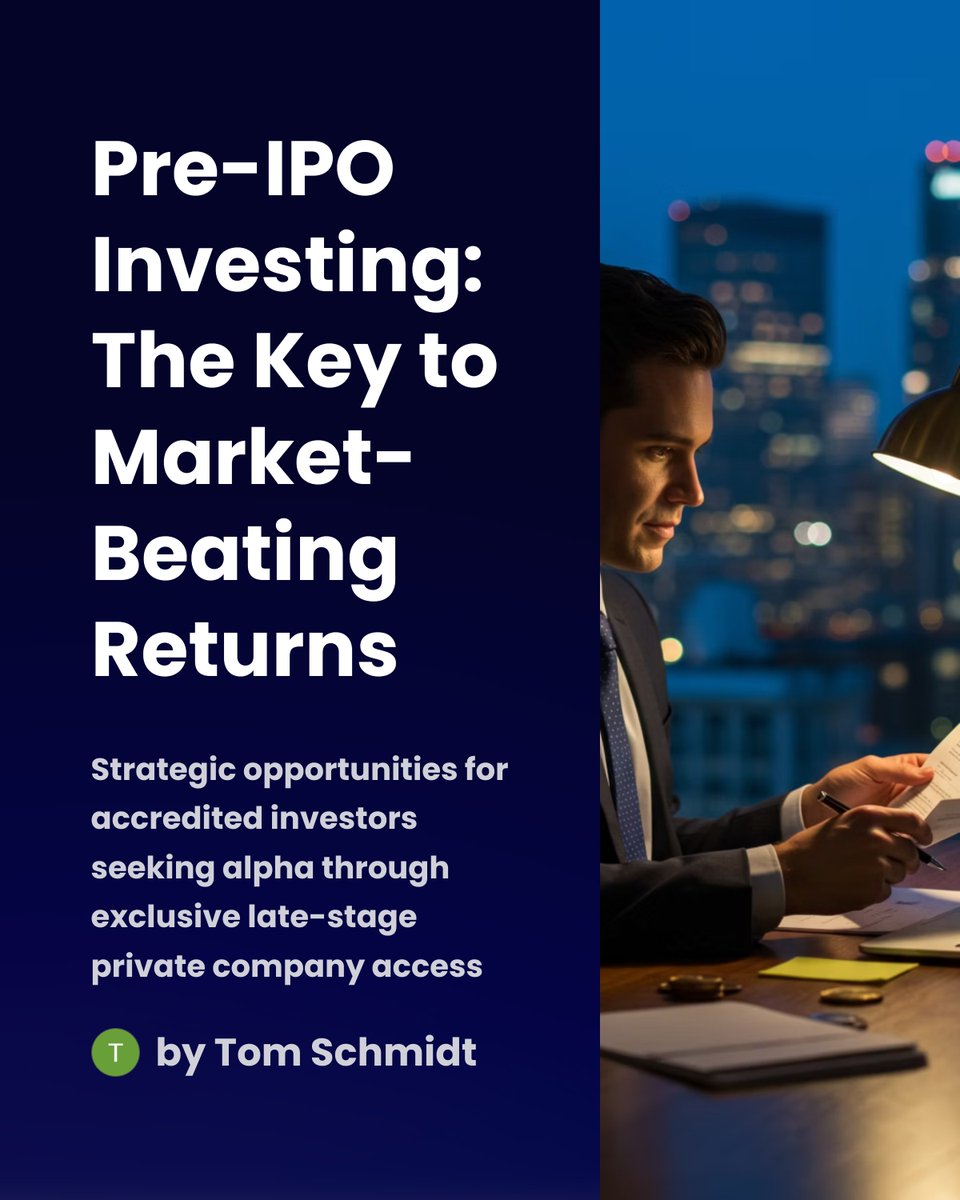 tom_schmidt's tweet image. Watch the TTI Presentation about Pre-IPO Investing.  tickertapeinvestments.com/pre-ipo-invest…
#tickertapeinvestments #investing #preipos