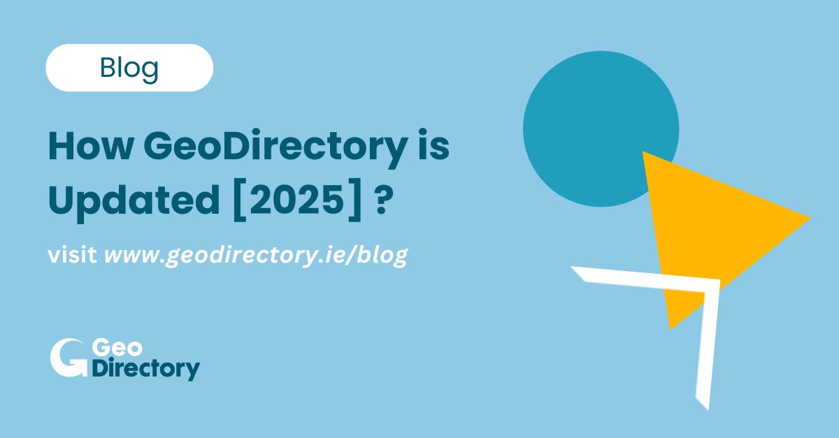 Ever wondered how GeoDirectory stays up to date? From updates by An Post to geospatial data from Tailte Éireann and census insights from the CSO—our latest blog breaks down the collaborative process behind Ireland’s most comprehensive address database.

🔗 ow.ly/qUy450W6hvP