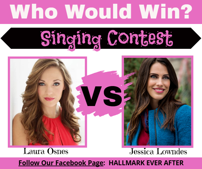 RomComReview1's tweet image. #LauraOsnes and #JessicaLowndes have impressed #HallmarkFans with their beautiful vocal talent.

In today's #WhoWouldWin matchup, which one do you think would win in a vocal competition?

#HallmarkGames #HallmarkFun #Hallmarkies #HallmarkMovies #HallmarkChannel