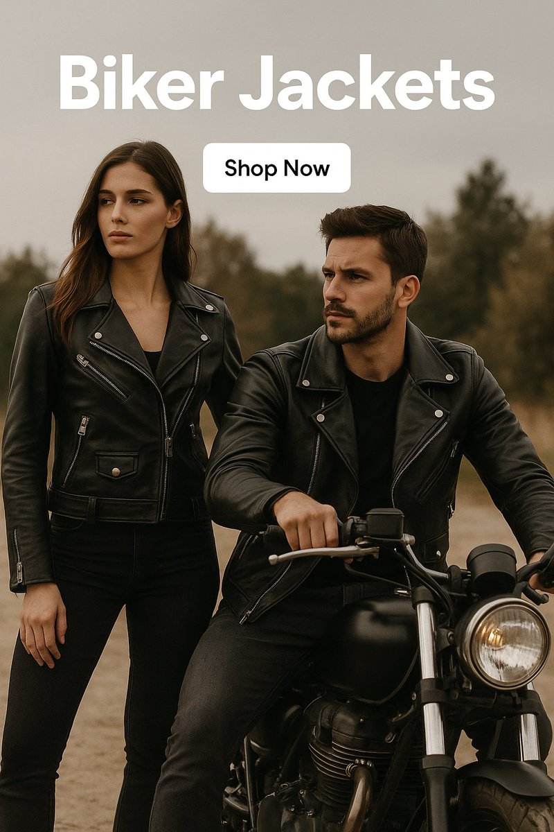 Jacketstown1's tweet image. Our Biker Jackets for Men &amp;amp; Women bring the heat with every mile - crafted for rebels, road warriors, and anyone born to break limits.

Shop now and ride the edge!!

jacketstown.com/product-catego…

#jacketstown #bikerjackets #mensbikerjackets #womenbikerjackets