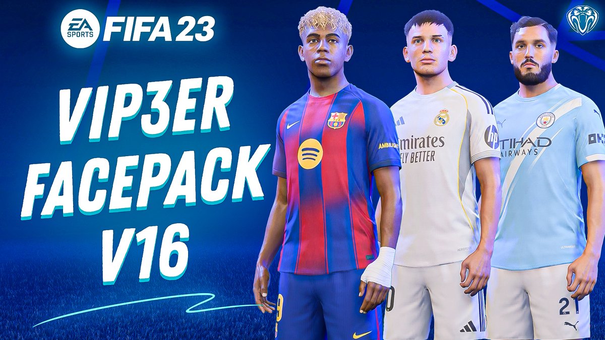 🚨 NEW DROP: FacePack V16 for FIFA 23 – 100% FREE! 🔥

👤 New Faces
🔄 Updated Faces
🖼️ New Mini Faces

🎥 Preview it here: youtu.be/19cmZxJfm0M

#FC25 #FIFA23Mods #FacePack #CareerMode #FreeMod