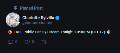 I will stream in 1hr 😘😘
🔗 fansly.com/BreedableCharl…
