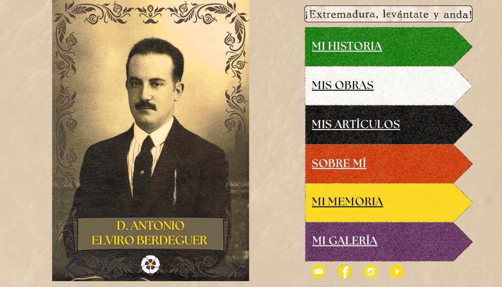 ✊¡Extremadura, levántate y anda¡ Como habéis podido leer en algunos medios, hoy presentamos un nuevo portal web que a su vez es un trabajo de recuperación de memoria extremeña. El Repositorio Elviro Berdeguer 👉elviroberdeguer.com

¿En qué consiste? Va hilo extremeñista👇