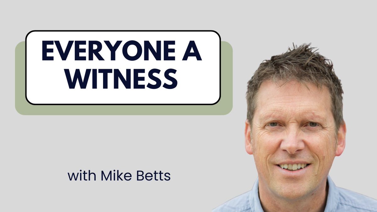 The need for sharing the Gospel is huge. The fields are ripe, but how do we find labourers to engage in this vast mission? Today, Mike Betts (@rmchurches) looks at the biblical call for each of us to be a witness for Christ. foclonline.org/talk/everyone-…