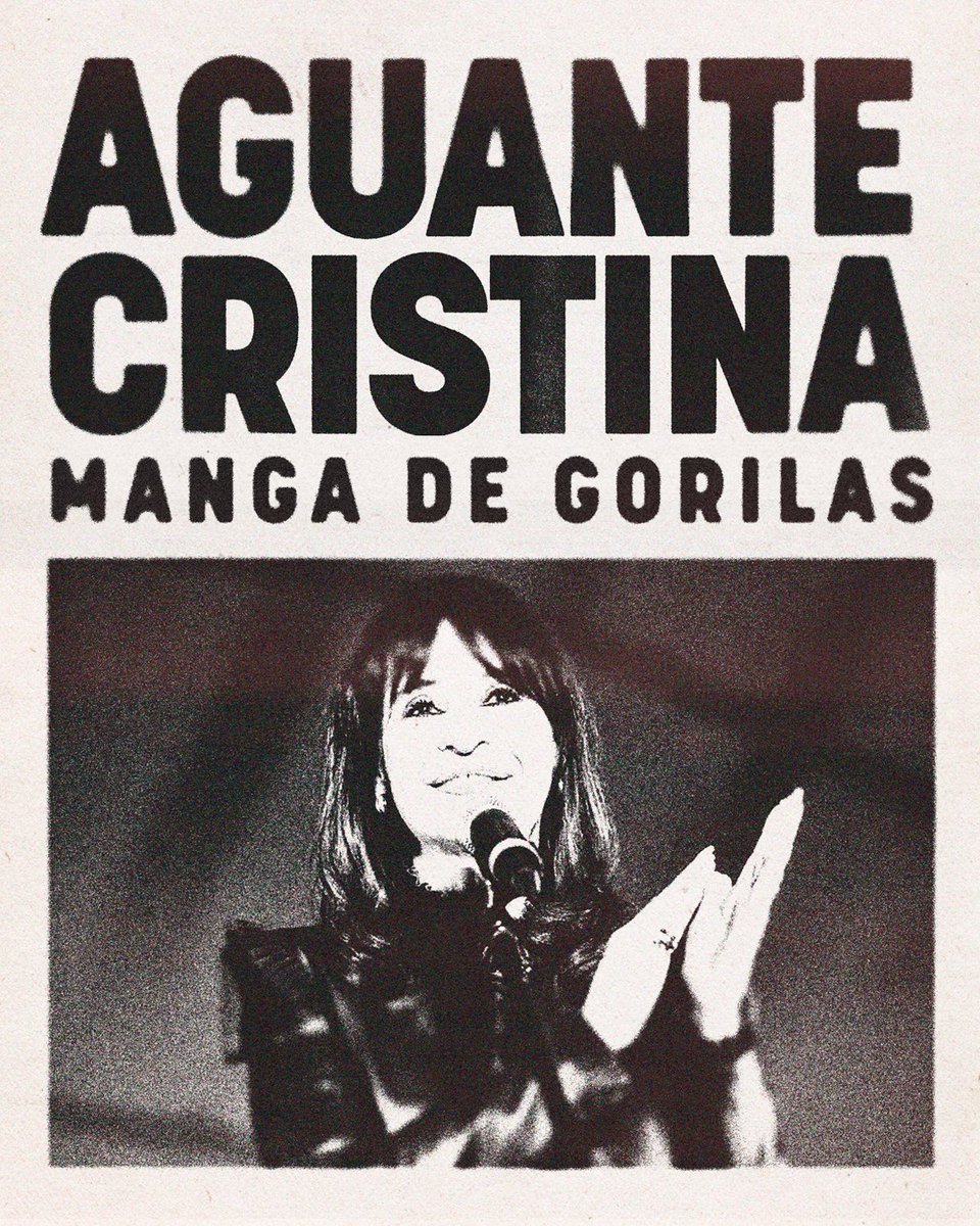 HOY (y siempre) todos a bancar a Cristina. 

16 hs | Sede del PJ Nacional. 💕✌🏽