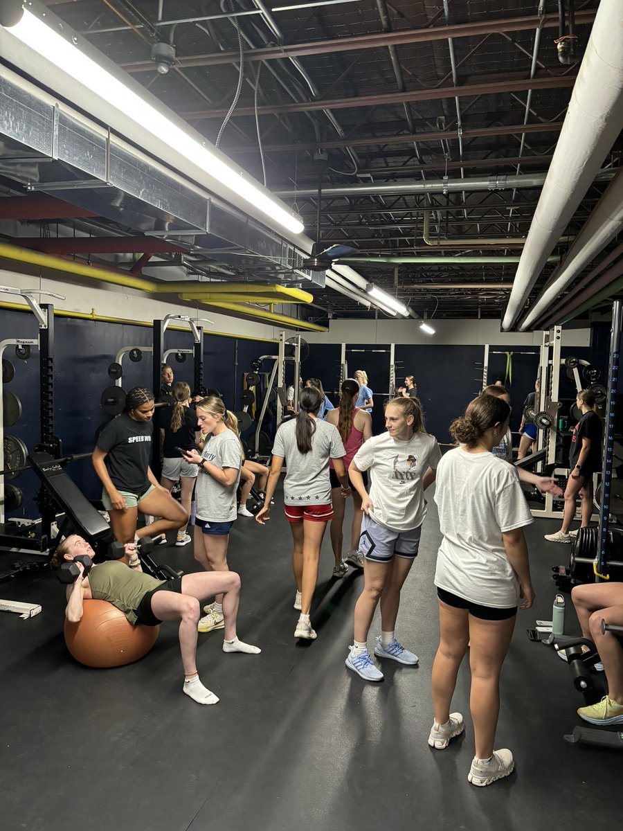 Allan Bertram (@coach_bertram) on Twitter photo Beginning of June and a full weight room on a Monday morning with our team!!
Love this group and our momentum!! These girls are on a mission!!
#GoldBlooded
<a href="/MMULancersWBB/">Mount Marty Women’s Basketball</a> Beginning of June and a full weight room on a Monday morning with our team!!
Love this group and our momentum!! These girls are on a mission!!
#GoldBlooded
<a href="/MMULancersWBB/">Mount Marty Women’s Basketball</a>