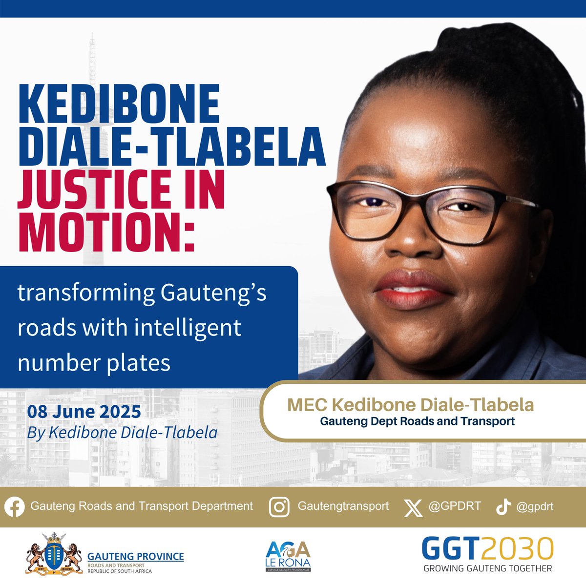 KEDIBONE DIALE-TLABELA | Justice in motion: transforming Gauteng’s roads with intelligent number plates

timeslive.co.za/ideas/2025-06-…