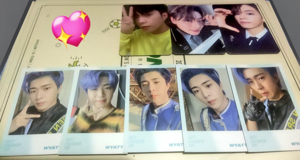 friedtion's tweet image. #wts want to sell onf 

• wyatt popping pc, e-tion &amp;amp; yuto beautiful shadow pc 15k/pcs

• wyatt my name is pola 15k/set 

take all 50k