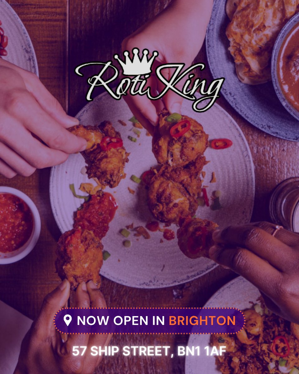London-favorite Roti King has brought its legendary Malaysian curries and soft flatbreads to Brighton! ⁠
⁠
With five locations and counting, we’re proud to be Roti King’s trusted financial partner on their growth journey. ⁠
⁠
📍57 Ship Street, BN1 1AF