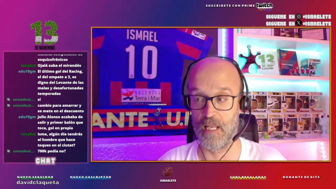 Ismael Algarra (@ismaelete) on Twitter photo 👍 Aquí os dejo el primer directo de la semana en el canal.
➡️ El futuro de Álex Forés en el <a href="/LevanteUD/">Levante UD</a> junto a <a href="/xavi_jorquera/">Xavi Jorquera</a> (<a href="/esportbase/">ESPORTBASE Media</a>)
➡️ También hablamos de la pretemporada, la campaña de abonos y más nombres propios de la confección deportiva.
➡️ Celebramos el 20 👍 Aquí os dejo el primer directo de la semana en el canal.
➡️ El futuro de Álex Forés en el <a href="/LevanteUD/">Levante UD</a> junto a <a href="/xavi_jorquera/">Xavi Jorquera</a> (<a href="/esportbase/">ESPORTBASE Media</a>)
➡️ También hablamos de la pretemporada, la campaña de abonos y más nombres propios de la confección deportiva.
➡️ Celebramos el 20