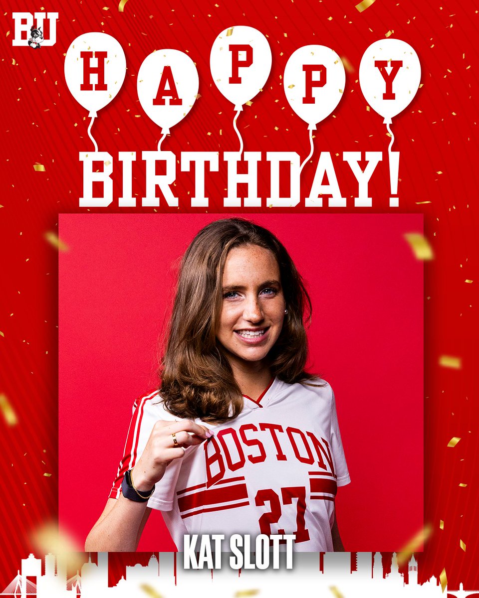 Happy Birthday Kat! Have an amazing day 🥳🥳🥳 #GoBU