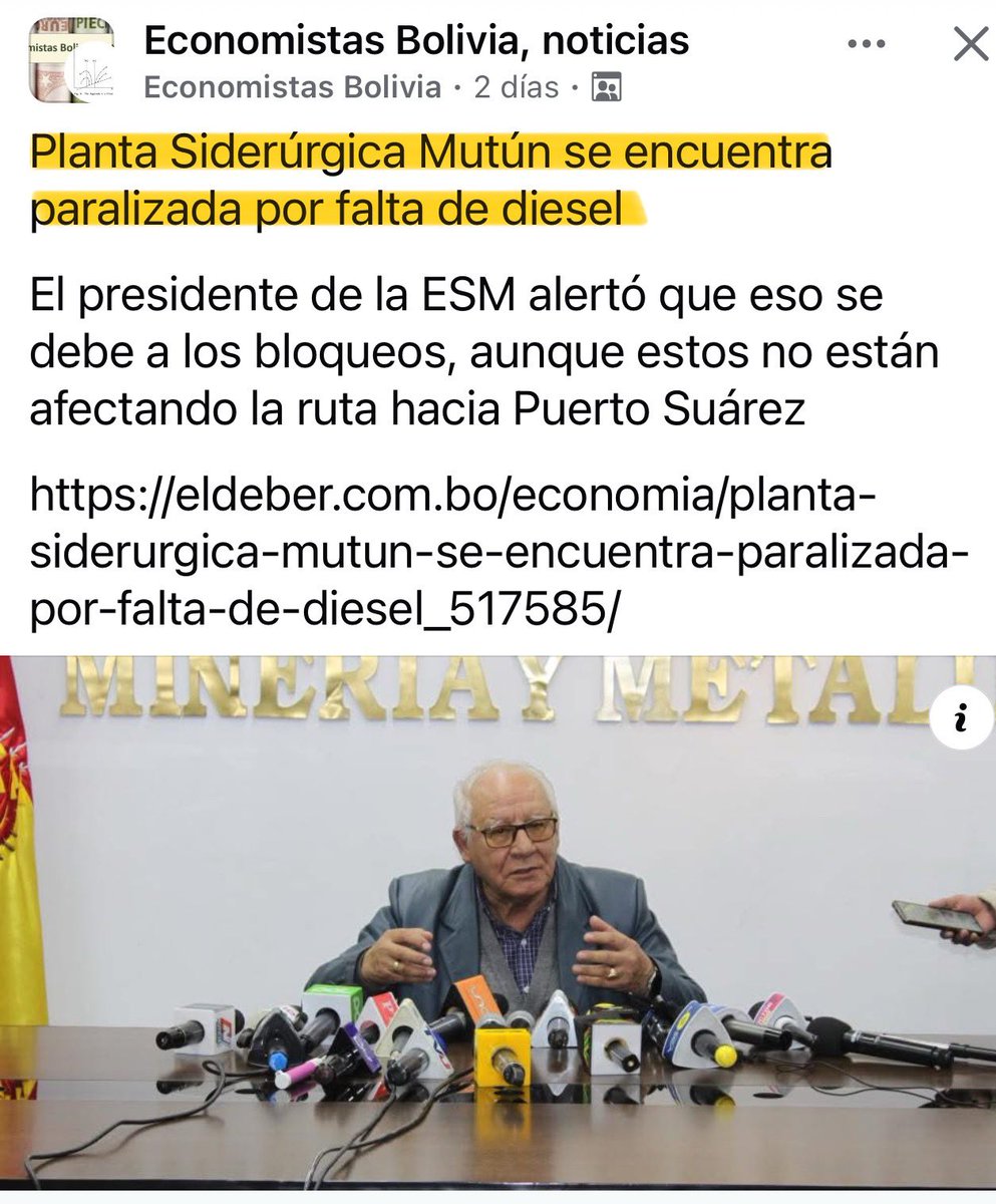 Bolivia industrializó sin energía: fábricas de urea, cemento, azúcar y hierro… pero sin gas ni diésel. Primero hicieron la planta, luego descubrieron que no había con qué hacerla funcionar. Administración pública nivel: capítulo especial en “Cómo fracasar con entusiasmo”.