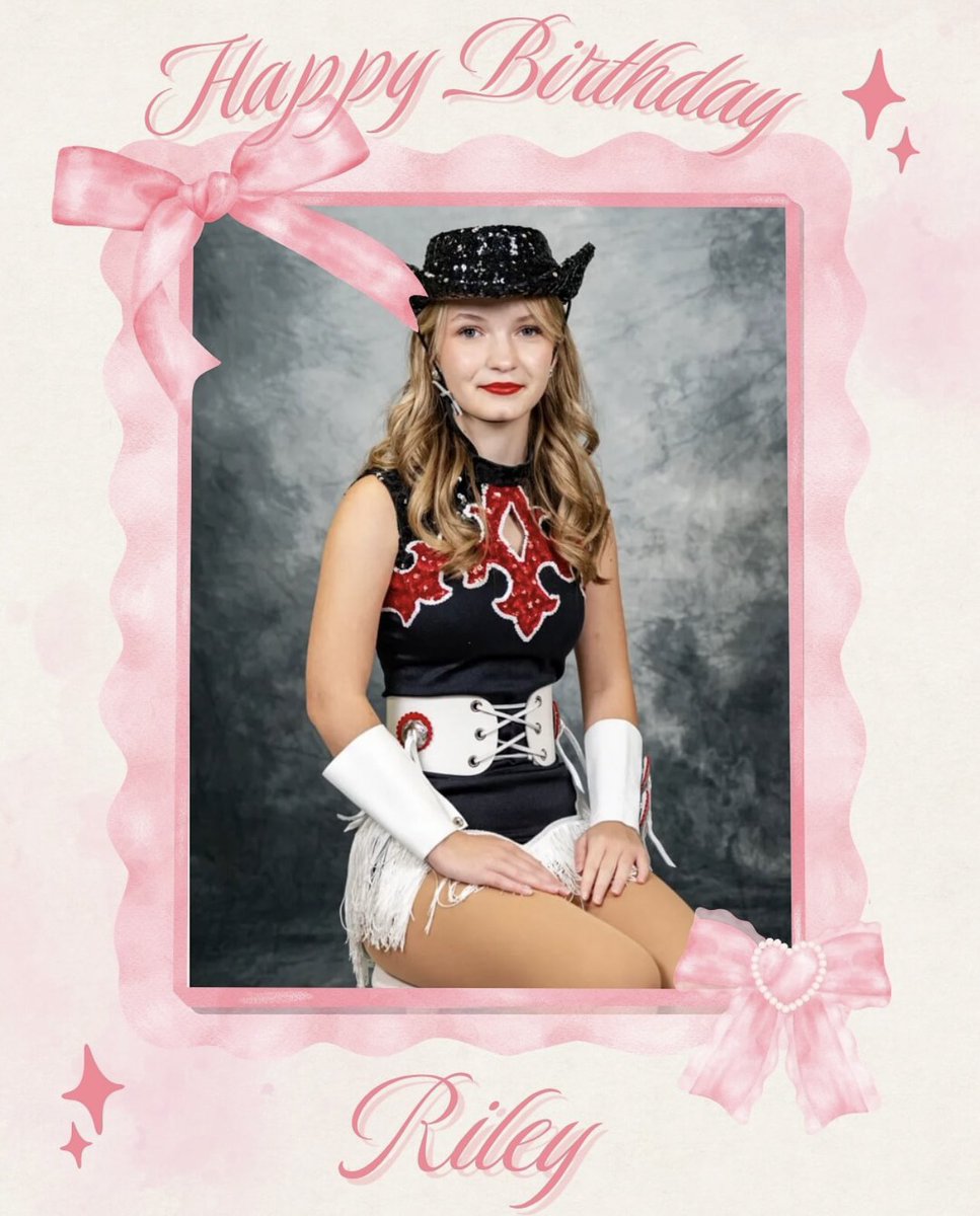 Happy Birthday to Junior Strutter Riley! We hope you enjoy your day. 🎂🎉