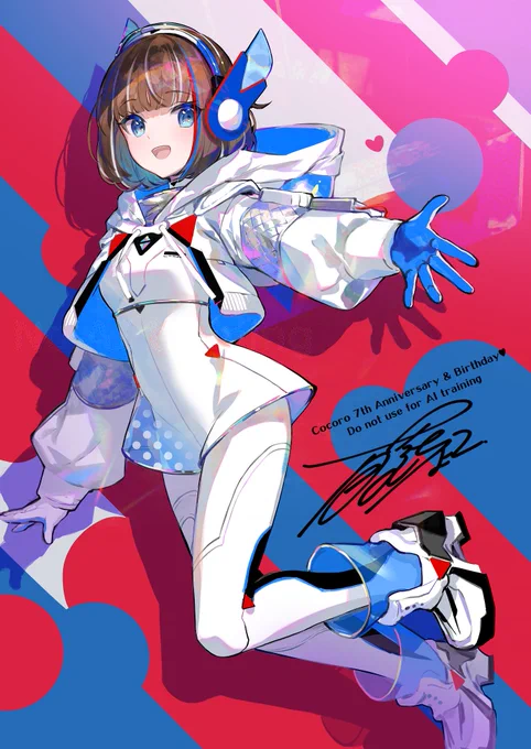 ココロちゃんお誕生日&活動7周年おめでとう! #CocoroArt