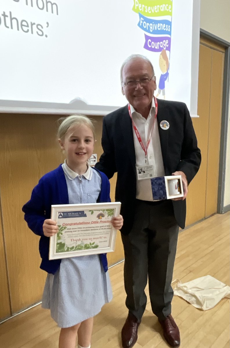 St. Michael's Primary School Lichfield (@st_michaels_lic) on Twitter photo Well done to Ottilie for completing her £20.25 challenge for our PTA.  Thank you to Bob from Lichfield Litter Legends for coming to visit and recognising her achievements.  How are you getting on with your PTA challenge? <a href="/LegendsLitter/">Lichfield Litter Legends</a> Well done to Ottilie for completing her £20.25 challenge for our PTA.  Thank you to Bob from Lichfield Litter Legends for coming to visit and recognising her achievements.  How are you getting on with your PTA challenge? <a href="/LegendsLitter/">Lichfield Litter Legends</a>