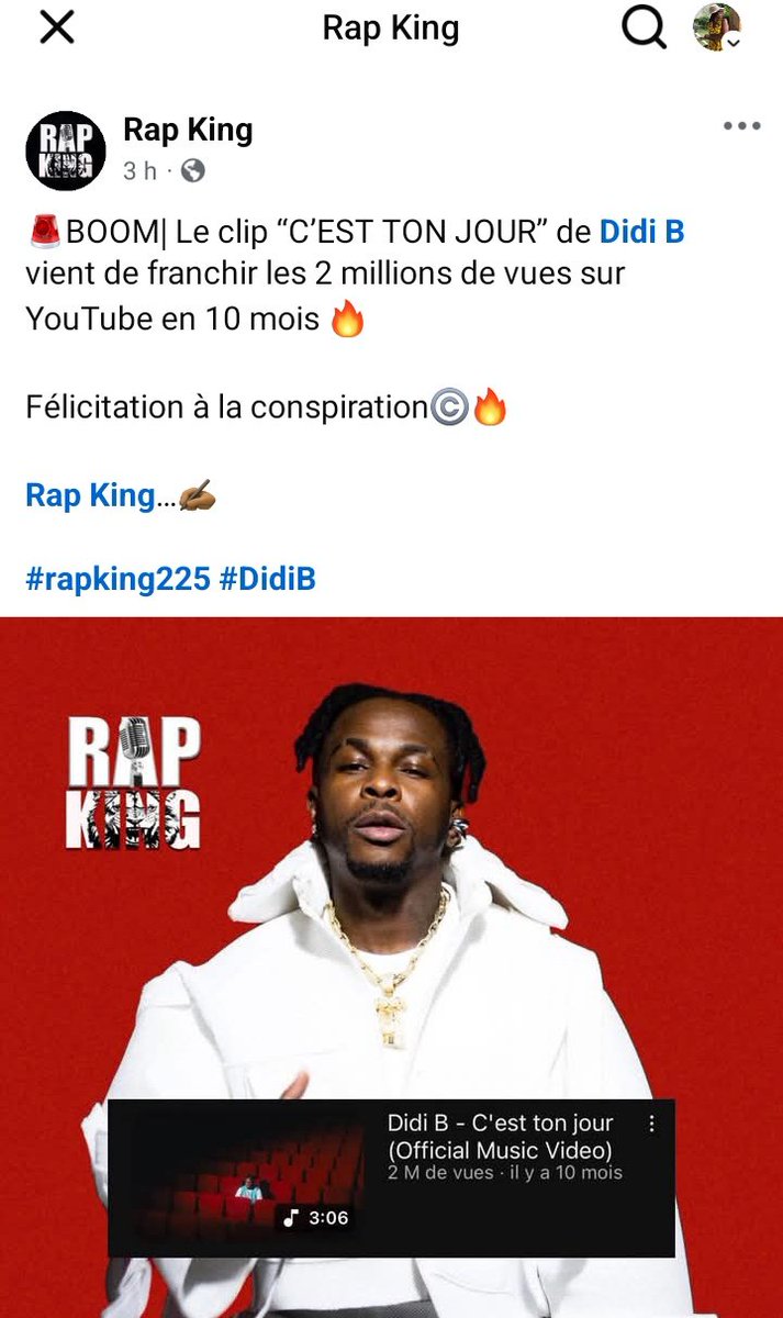 Aujourd'hui je vais parler un peu. Cst pas mon habitude, mais perso je pense, il ya de l'abus.
Ceux qui vont venir m'insulter ou être désagréable,je vais vous bloquer directement, je ne suis pas votre camarade sur twitter ici. 

Avec tout le respect que je dois à celui qui est