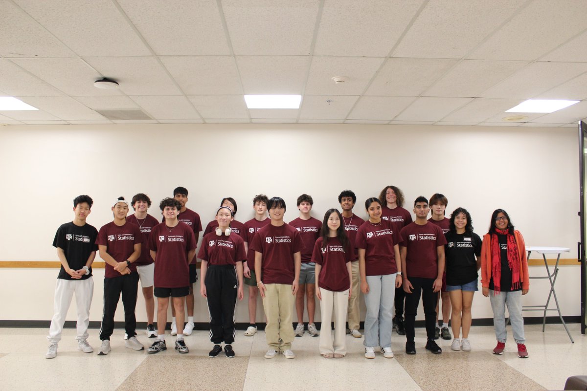 TAMUstats's tweet image. Thatβs a wrap on the 2025 Storytelling with Data Summer Camp! ππ
Huge thanks to the students, parents, and TAMU Stats faculty & staff for an amazing week. π
Canβt wait to see some of you in the Stats Department soon! ππ
#Camp2025 #TAMUStatistics #StorytellingWithData