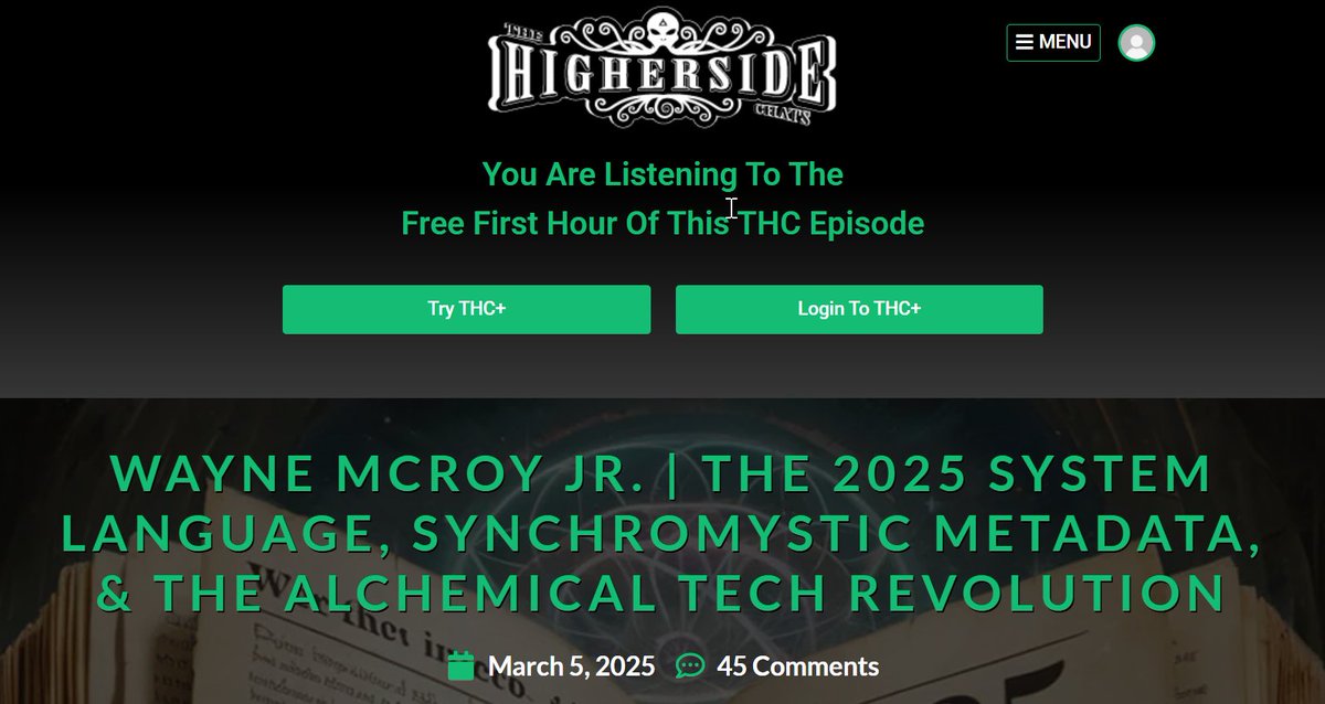 ChadWar65339549's tweet image. substack.com/profile/140939… - notes from this #podcast ,  #twilightlanguage , #synchromysticism - alchemical tech revolution -@Alchemical_Tech @HighersideChats - #cashisking