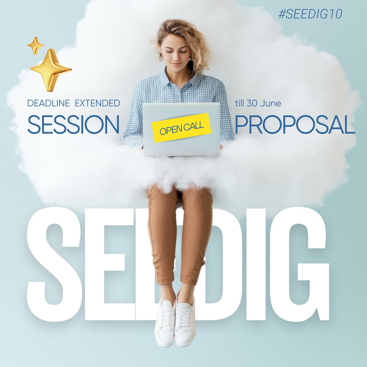 SEEDIG (@seedigcommunity) on Twitter photo 🔔The #SEEDIG10 Call for Session Proposals is extended until 30 June!
We’re looking for:
✨ Inspiring keynote speakers
🎯 High-level sessions with impact
💡 Creative & interactive formats
📬 Submit your proposal: seedig10.typeform.com/submitproposal 🔔The #SEEDIG10 Call for Session Proposals is extended until 30 June!
We’re looking for:
✨ Inspiring keynote speakers
🎯 High-level sessions with impact
💡 Creative & interactive formats
📬 Submit your proposal: seedig10.typeform.com/submitproposal
