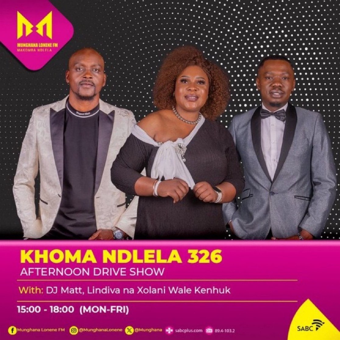 [Emoyeni] @Khomandlela326 na @DjMatt_mc, @Lindivamacs hi vuhumelerisi bya <a href="/ThatXolaniGuy/">Xolani Wale Kenhuk</a>. Sungula vhiki hi matimba lamakulu #60MatimbaYaXiyanimoya