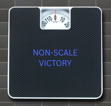 Non-Scale VICTORY! If you are on a journey of any type, it is important to celebrate the victories along the journey. The smaller victories help propel you towards the larger milestones. 

Physical self-care  is one of the eight areas of self-care that I am focusing on in my Year