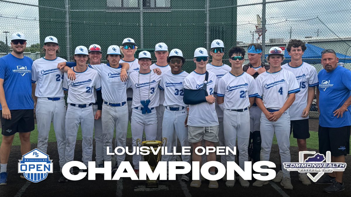 15U/16U Louisville Open Champions 🏆

<a href="/CBC_KY/">Commonwealth Baseball Club</a> x #VilleOpen