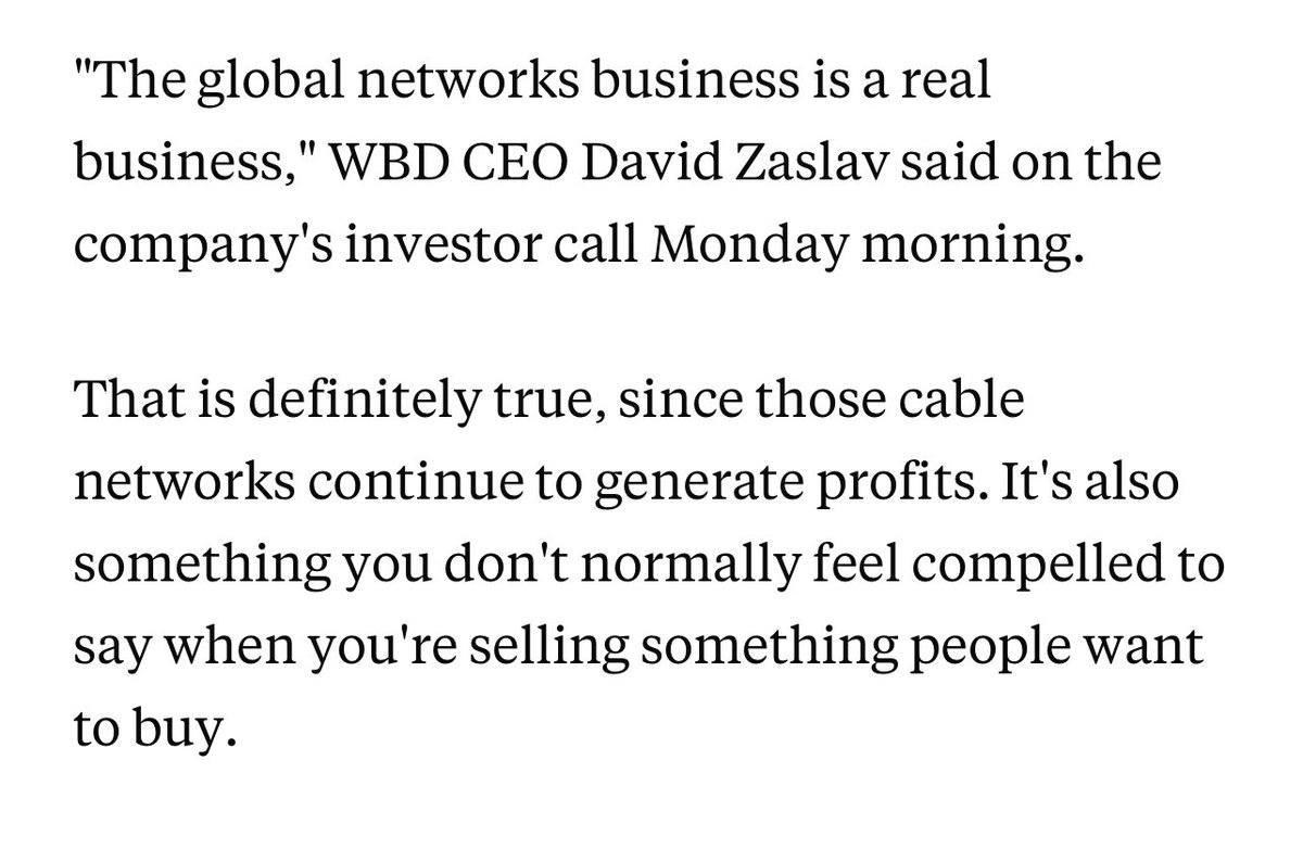I wrote about the WBD cable TV garage sale, which follows the Comcast cable TV garage sale.