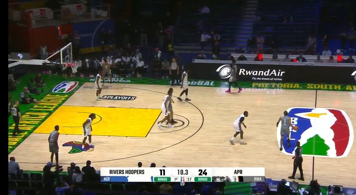 FilsDeBoncoeur's tweet photo. Quarter 1:

@RiversHoopers 11- 24 @APRBBC_Official 

Let's go #APRBBC 🏀

#BAL5
#VisitRwanda https://t.co/awDjj7gCK1