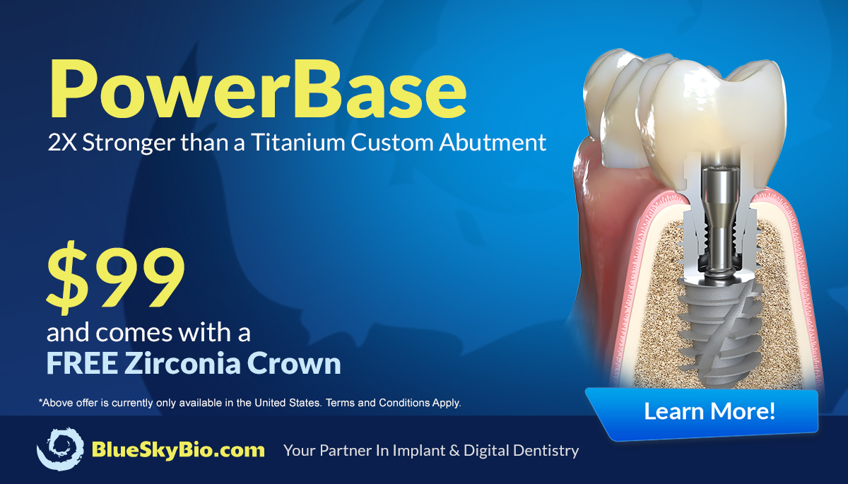 BlueSkyBioLLC's tweet image. PowerBase: 2X Stronger Than Titanium Custom Abutment

blueskybio.digital/powerbase-by-b…

#blueskybio #powerbase #abutment #dentalimplants #implantology #dentalproducts