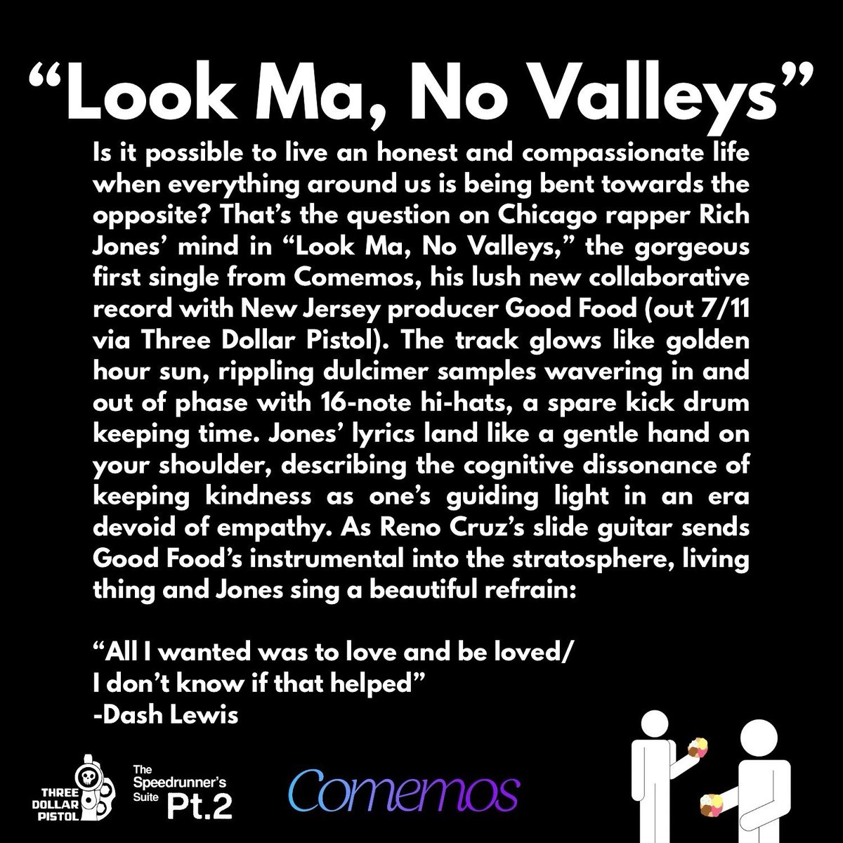richjonesmusic.bsky.social (@jonessoruthless) on Twitter photo “Look Ma, No Valleys” has been out a few days + we’re deeply grateful to everyone who’s tuned in. To consider this song/album a refuge of sorts during hard times would be apt + <a href="/gardenerjams/">dash lewis // gardener</a> words on it hit home. Take care of each other + as I say stay, “soft but dangerous” ❤️ “Look Ma, No Valleys” has been out a few days + we’re deeply grateful to everyone who’s tuned in. To consider this song/album a refuge of sorts during hard times would be apt + <a href="/gardenerjams/">dash lewis // gardener</a> words on it hit home. Take care of each other + as I say stay, “soft but dangerous” ❤️