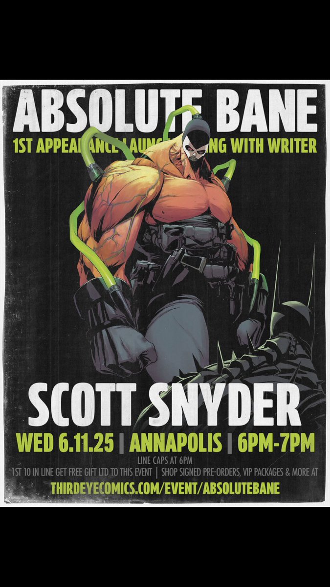 thecomicroom's tweet image. About to board a flight to INDIANAPOLIS. Read this too fast and got excited. 🤣
#comics @Ssnyder1835 @thirdeyecomics