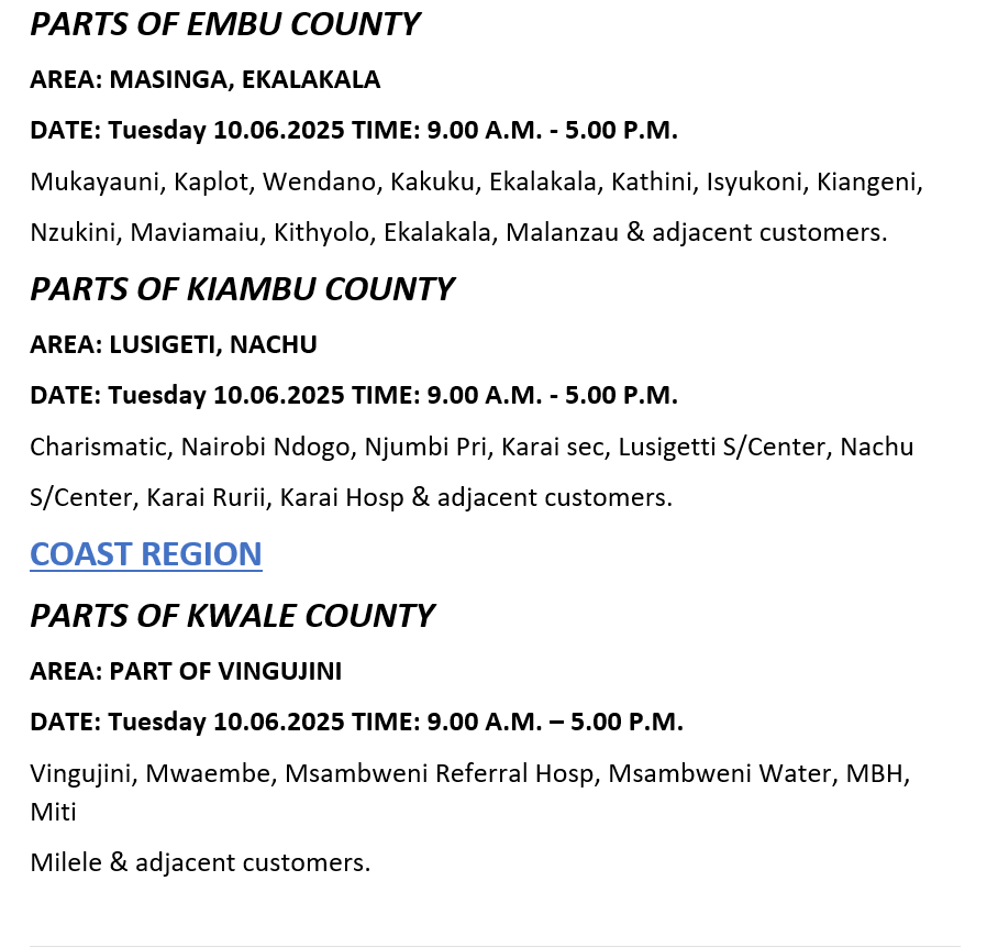 Kenya Power tweet media