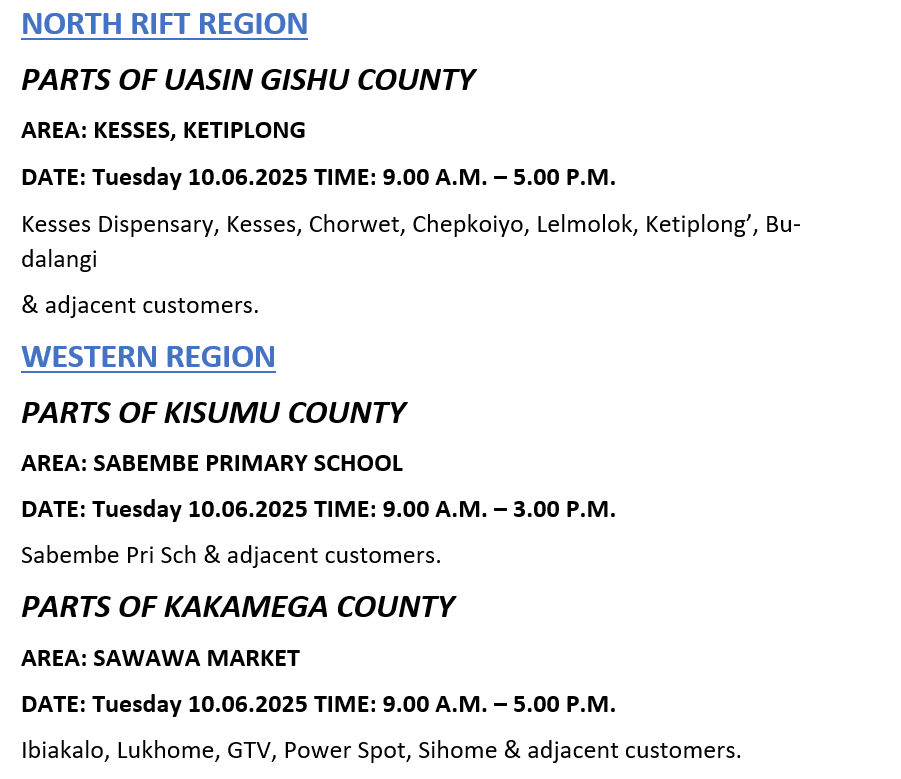 Kenya Power tweet media
