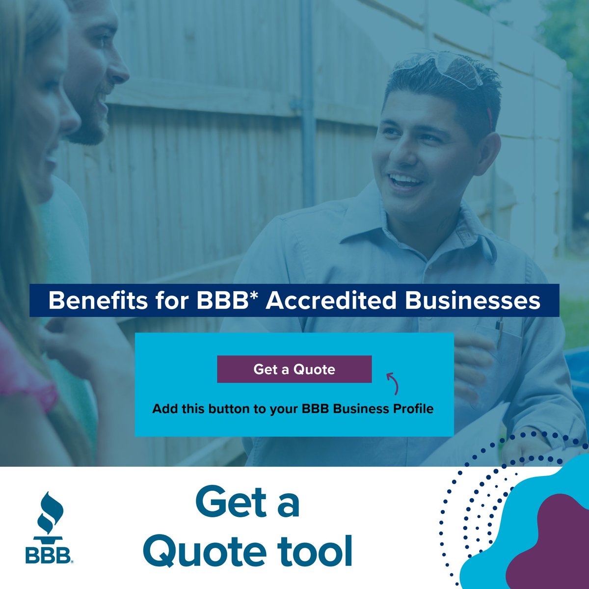BBB's Get a Quote tool offers a quick way for customers to get in touch with Accredited Businesses and get competitive quotes from businesses they can trust. 

Learn more at BBB.org/get-a-quote

#BusinessTips #GetAQuote #BBBCanada