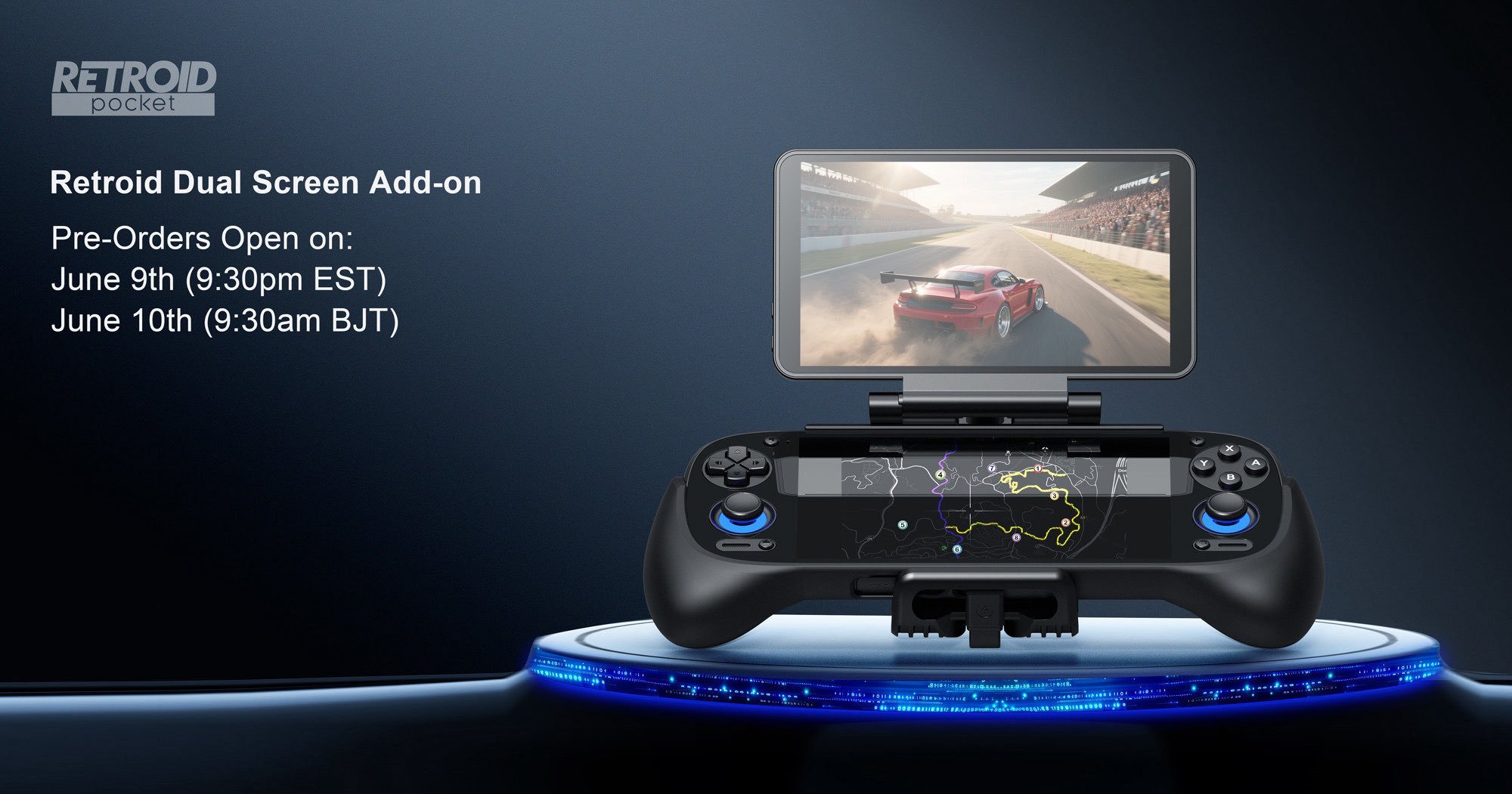 Retroid Dual Screen Add-on ブラック