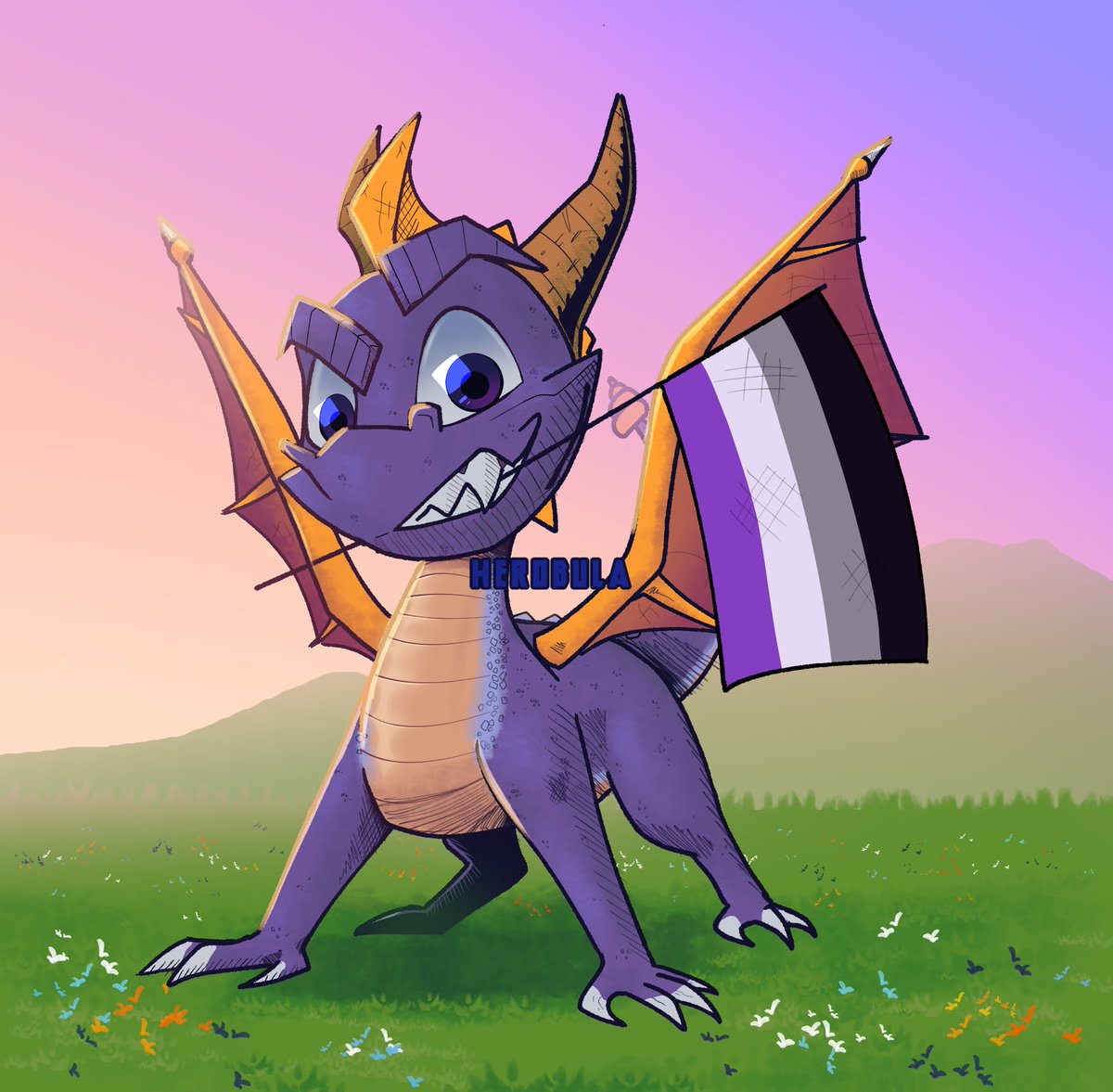 Quick Ace #Spyro for pride month!

#spyrothedragon #Spyrofanart