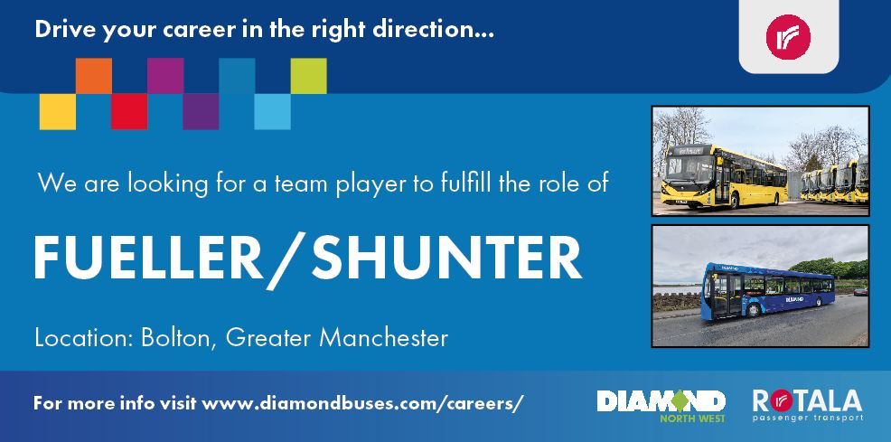 We're looking for motivated individuals to support our fleet of 50+ vehicles at our Bolton depot.
The requirements of the role includes night shifts &amp; weekend work 18:00 to 02:00 on a rolling rota.
You must have a full PCV licence.
Interested? Apply now buff.ly/3XC5jET