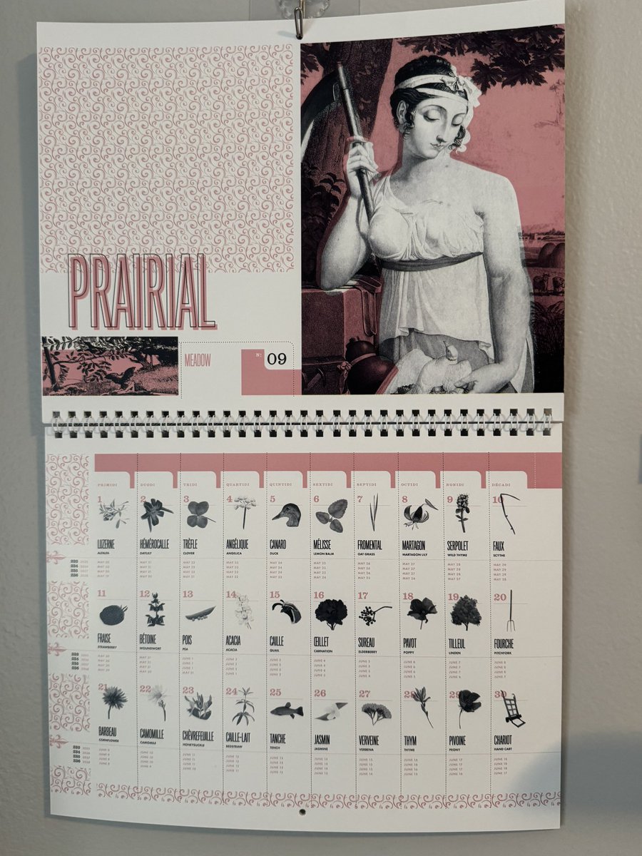 Another day, another chance to refer to your French Republican Wall Calendar!