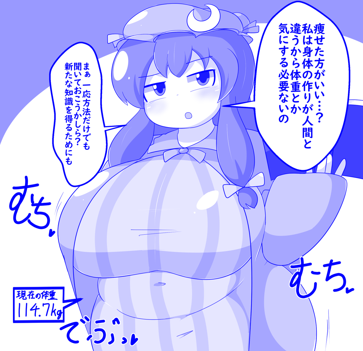 パチュリーの日だからむちむちおにくパチュリー再掲しておこう 