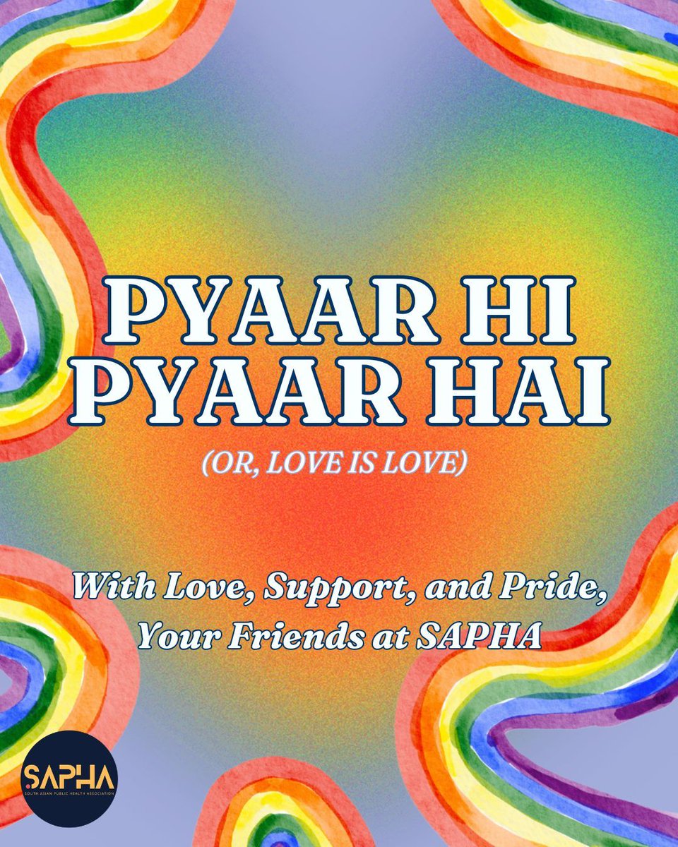 SAPHAinfo's tweet image. Happy Pride Month! 🌈 Here at SAPHA, we celebrate our queer community members and recognize that LGBTQ+ people have the best health outcomes when they are accepted by their loved ones. With love, support, and pride, your friends at SAPHA 💜