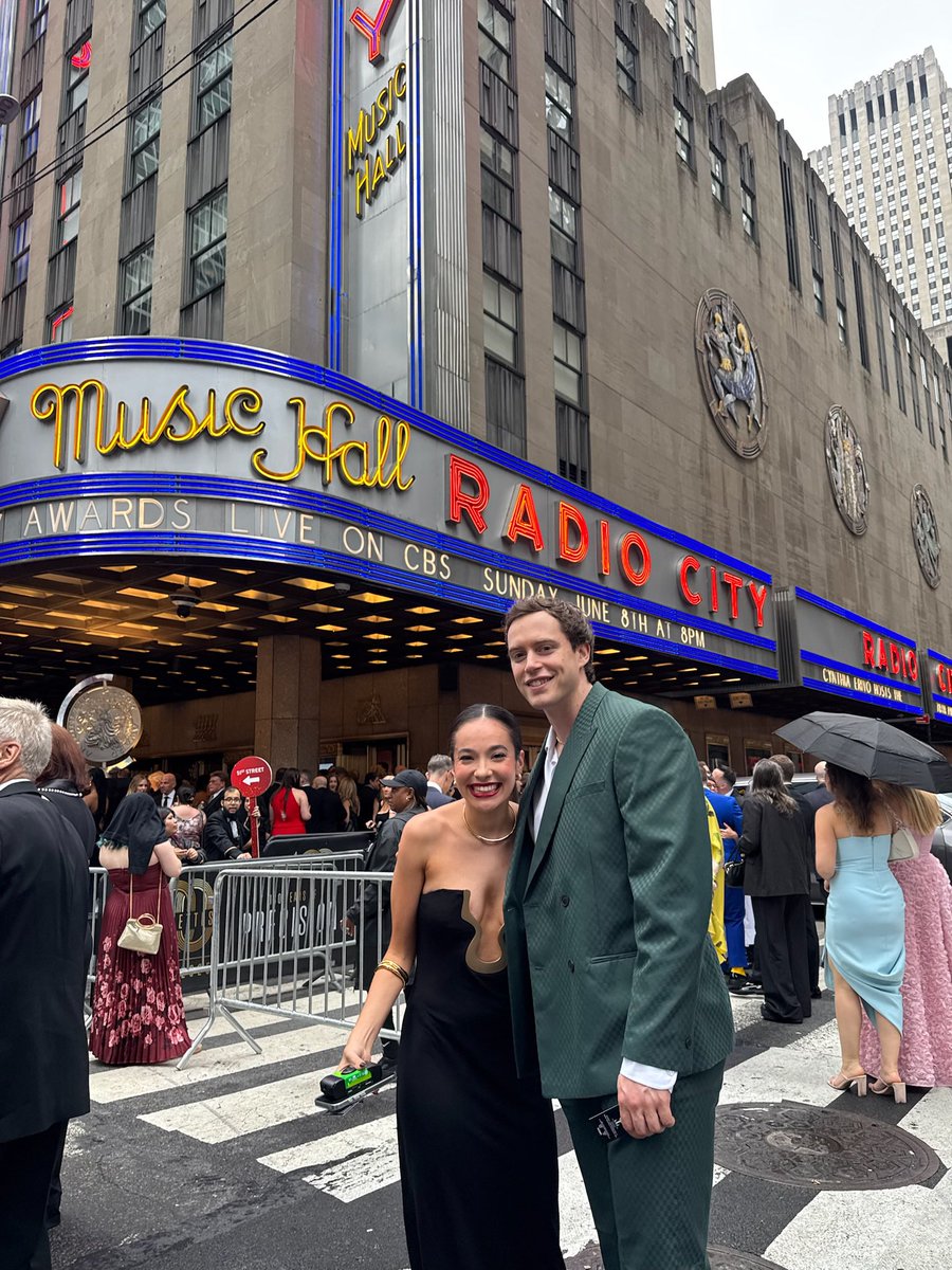 won a fucking tony award surrounded by all my best friends