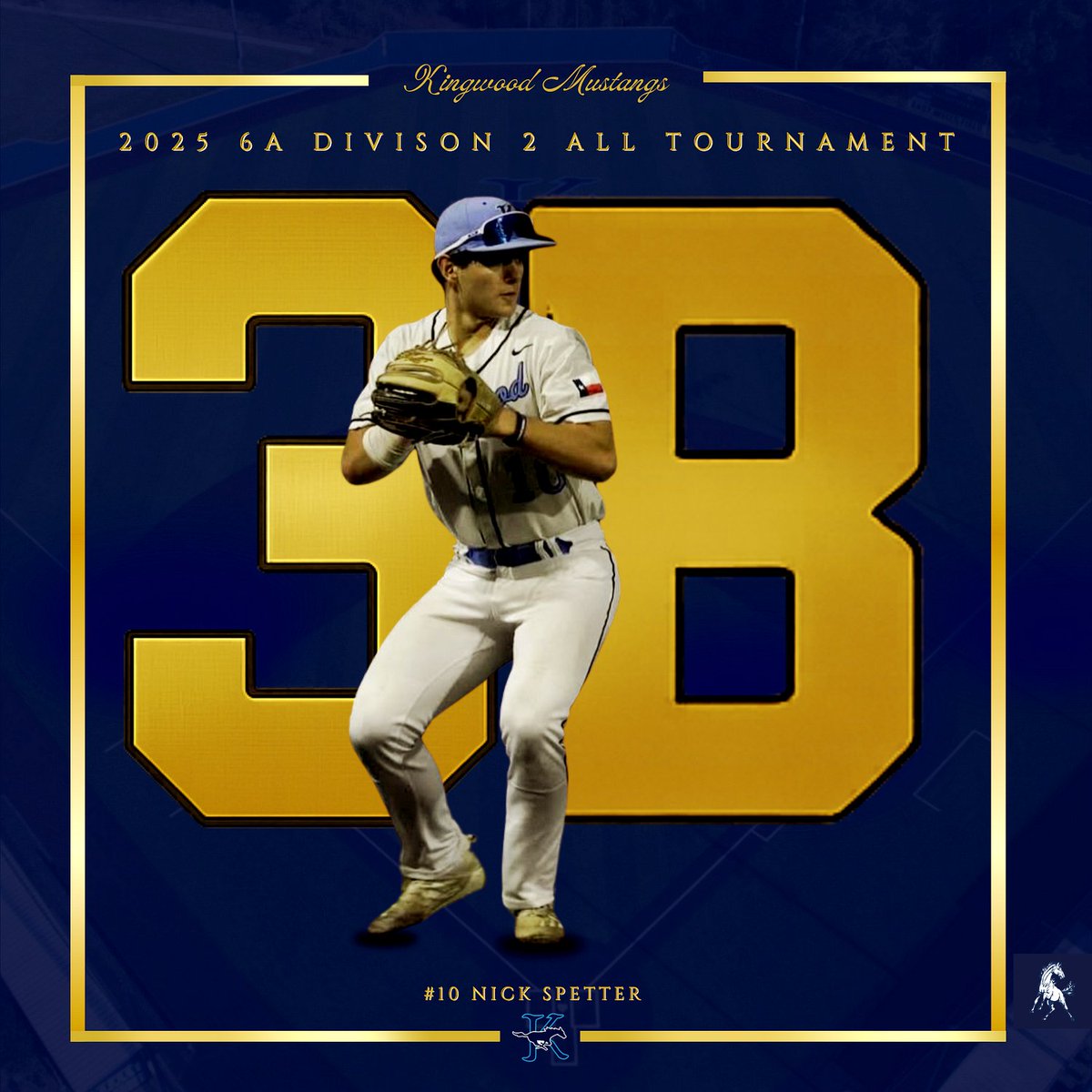 Congratulations to Nick Spetter being named the 2025 6A Division 2 All Tournament 3rd Basemen! 

#KVE