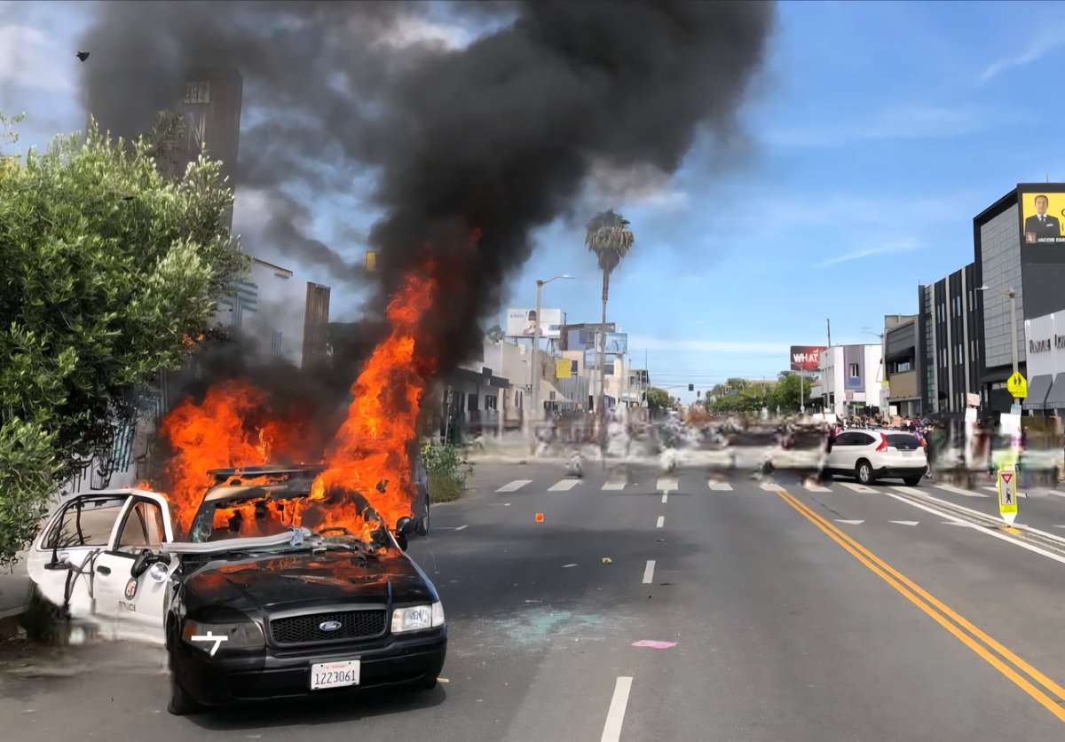 TheVMExperience's tweet image. Remember folks, the protests in Los Angeles are &quot;mostly peaceful&quot;   😆 🤣 😂 😹 😆 🤣